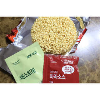 [풀무원] 포기하지 마라탕면 — 4.5점을 준 리뷰어가 2019년 7월 올린 사용 사진