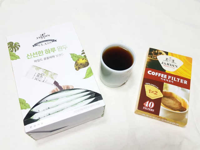 [쟈뎅] 클래스 신선한 하루 원두+여과지 SET 리뷰 사진