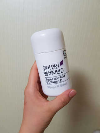 네츄럴굿띵스 퓨어 락토 철분 60일분 — 5점을 준 리뷰어가 2018년 2월 올린 사용 사진