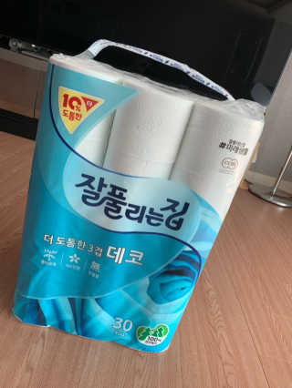 잘풀리는집 더 도톰한 3겹 데코 30롤 — 5점을 준 리뷰어가 2019년 2월 올린 사용 사진