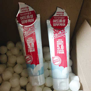 미팩토리 슈퍼 마이크로 버블 5.0 클렌징 폼 X 2EA — 4.5점을 준 리뷰어가 2019년 6월 올린 사용 사진