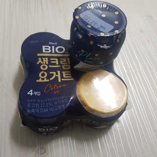 [매일 바이오] 생크림요거트 플레인 12개 + 유자 12개 — 5점을 준 리뷰어가 2019년 6월 올린 사용 사진