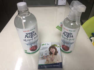 베지아쿠아 475ml + 리필 1000ml 1Set — 5점을 준 리뷰어가 2019년 8월 올린 사용 사진