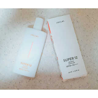 쥴라이Jullai 슈퍼 12 바운스 선 플루이드 SPF50+ PA++++ — 4.5점을 준 리뷰어가 2019년 8월 올린 사용 사진