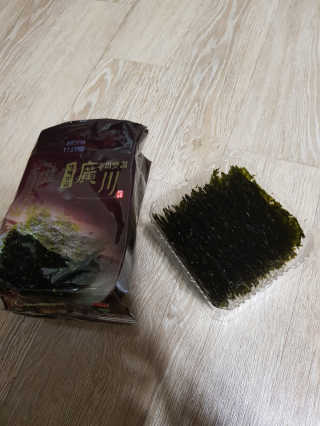 광천우리맛김 한봉지 2~3인분, 맛있는 우리재래식탁김26매20봉 — 4.33점을 준 리뷰어가 2018년 4월 올린 사용 사진