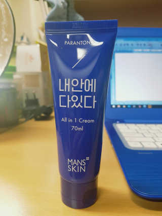 맨즈스킨 파란통 내안에다있다 — 5점을 준 리뷰어가 2017년 12월 올린 사용 사진