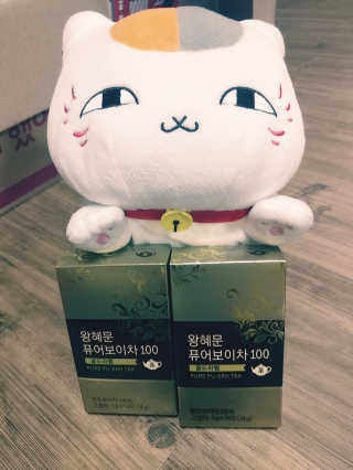 넥스트비티 왕혜문 퓨어 보이차 100 골드라벨 — 4.67점을 준 리뷰어가 2017년 12월 올린 사용 사진