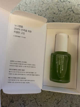 셀리맥스 노니 에너지 앰플 — 5점을 준 리뷰어가 2019년 8월 올린 사용 사진