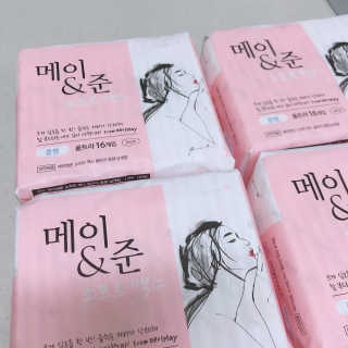 메이앤준 소프트맥스 생리대 — 4점을 준 리뷰어가 2019년 4월 올린 사용 사진