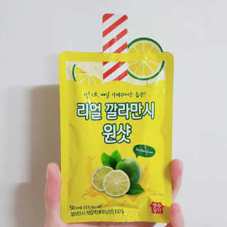 장수농가 리얼깔라만시 원샷 50ml 10팩+보틀 — 5점을 준 리뷰어가 2019년 5월 올린 사용 사진