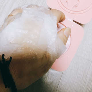 메이베나 1일 1팩 뽑아쓰는 마스크팩 — 4.5점을 준 리뷰어가 2019년 1월 올린 사용 사진