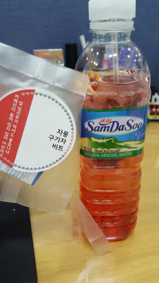 더THE담다 디톡스 워터 팩 500ml 5개 — 4점을 준 리뷰어가 2017년 3월 올린 사용 사진