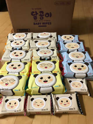 달곰이 물티슈 — 5점을 준 리뷰어가 2017년 5월 올린 사용 사진