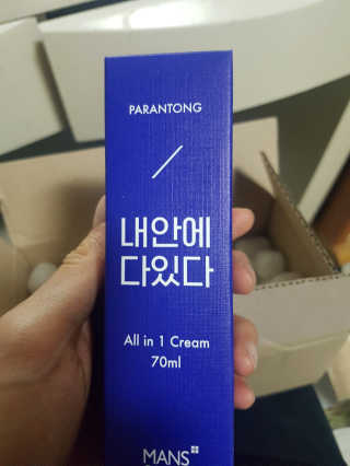 맨즈스킨 파란통 내안에다있다 — 4.33점을 준 리뷰어가 2018년 3월 올린 사용 사진