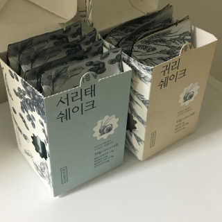 착한습관 귀리쉐이크와 서리태쉐이크 — 5점을 준 리뷰어가 2018년 8월 올린 사용 사진