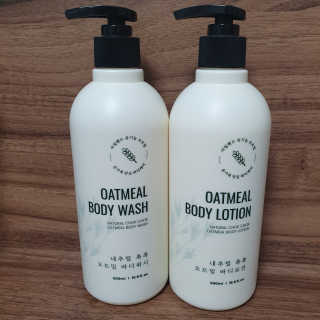 (주)에네스티 내추럴 촉촉  오트밀 바디워시 500ml — 4점을 준 리뷰어가 2019년 10월 올린 사용 사진