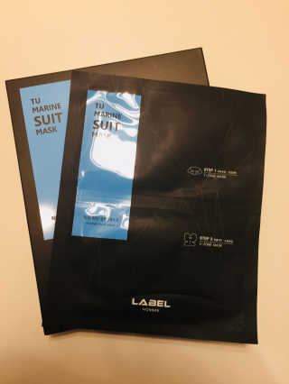 레이블옴므-labelhomme 레이블옴므 티유 마린 슈트 마스크팩(5EA) — 4.17점을 준 리뷰어가 2018년 1월 올린 사용 사진