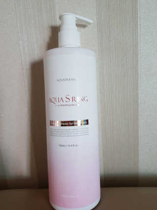 아쿠아큐링 아쿠아S링 퓨어리프레싱 헤어케어 500ml — 4점을 준 리뷰어가 2018년 7월 올린 사용 사진