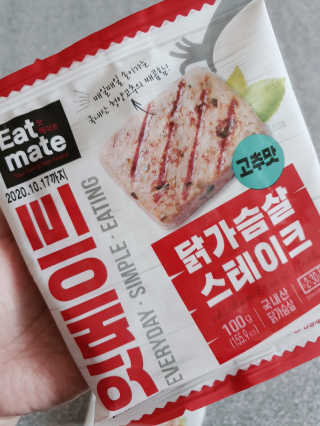 랭킹닭컴 잇메이트 닭가슴살 스테이크 혼합 1kg — 5점을 준 리뷰어가 2019년 12월 올린 사용 사진