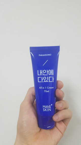 맨즈스킨 파란통 내안에다있다 — 4.33점을 준 리뷰어가 2017년 11월 올린 사용 사진