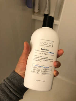 IRORO DearScalp Enhancive Anti-Hair Loss Shampoo-M — 4점을 준 리뷰어가 2019년 10월 올린 사용 사진