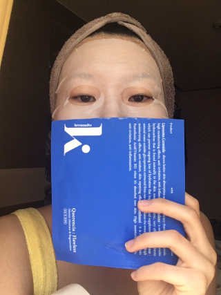 키노닉스 Querencia_Flawless 마스크팩 — 5점을 준 리뷰어가 2019년 4월 올린 사용 사진