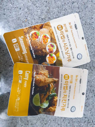 MCP 하이몰 마법의치킨가루2봉랜덤 + 코코넛허니버터2봉 — 5점을 준 리뷰어가 2020년 3월 올린 사용 사진
