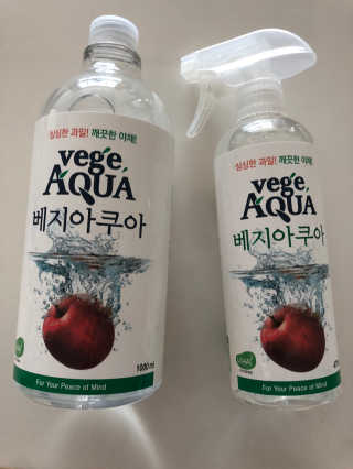 베지아쿠아 475ml + 리필 1000ml 1Set — 5점을 준 리뷰어가 2019년 11월 올린 사용 사진