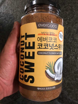 에버코코 코코넛 슈가 — 5점을 준 리뷰어가 2019년 7월 올린 사용 사진