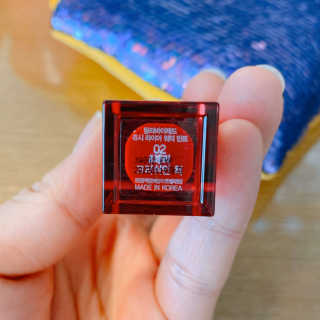 릴리바이레드 쥬시라이어 워터틴트 02 체리 크러쉬인 척 — 5점을 준 리뷰어가 2020년 4월 올린 사용 사진
