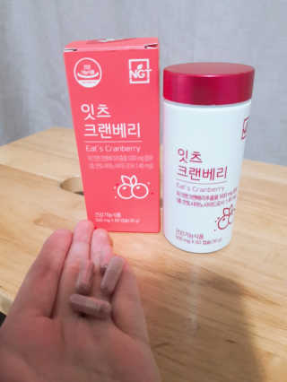 네츄럴굿띵스 잇츠 크랜베리 1병 30일분 — 5점을 준 리뷰어가 2019년 10월 올린 사용 사진