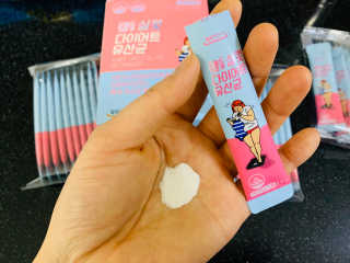 힐링팩토리 오늘도 가볍게 실컷 다이어트 유산균 — 5점을 준 리뷰어가 2020년 1월 올린 사용 사진