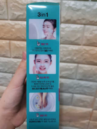 비알티씨 V10 파우더 클렌징 티백 2종 — 3점을 준 리뷰어가 2019년 3월 올린 사용 사진