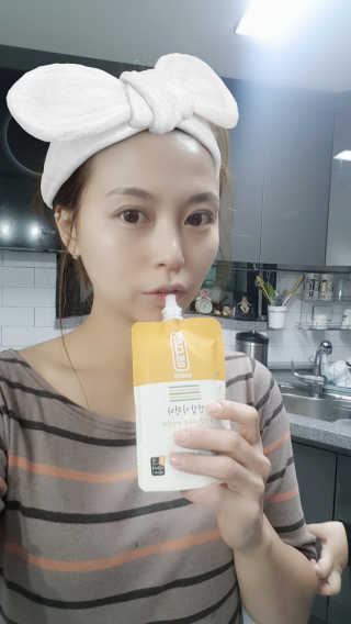 자연원 복다방 2종 100ml 10포씩 — 4점을 준 리뷰어가 2018년 12월 올린 사용 사진