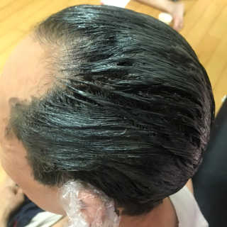 (주)에네스티 미스랩 더블 클리닉 헤어 컬러 크림 — 4.5점을 준 리뷰어가 2019년 9월 올린 사용 사진