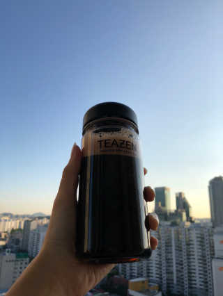 티젠 보이차 + 마이보틀 세트 — 5점을 준 리뷰어가 2018년 6월 올린 사용 사진
