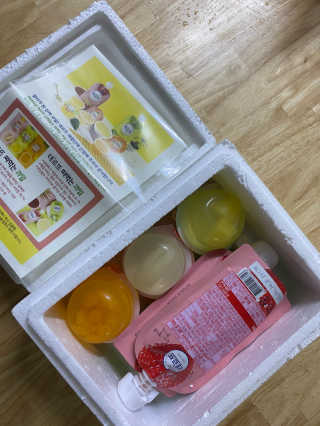 데르뜨 떠먹는 과일 3종, 짜먹는 과일 2종 총 10개 체험 — 5점을 준 리뷰어가 2020년 3월 올린 사용 사진