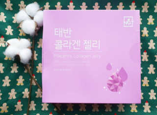 네츄럴굿띵스 태반 콜라겐 젤리 15포 — 5점을 준 리뷰어가 2018년 12월 올린 사용 사진