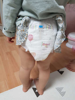 보솜이 액션핏 팬티형 — 5점을 준 리뷰어가 2019년 3월 올린 사용 사진