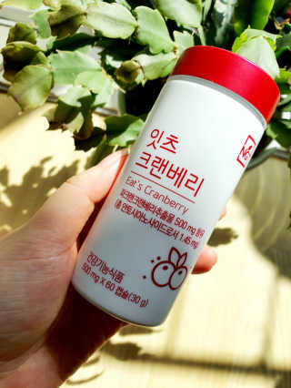 네츄럴굿띵스 잇츠 크랜베리 1병 30일분 — 5점을 준 리뷰어가 2019년 10월 올린 사용 사진