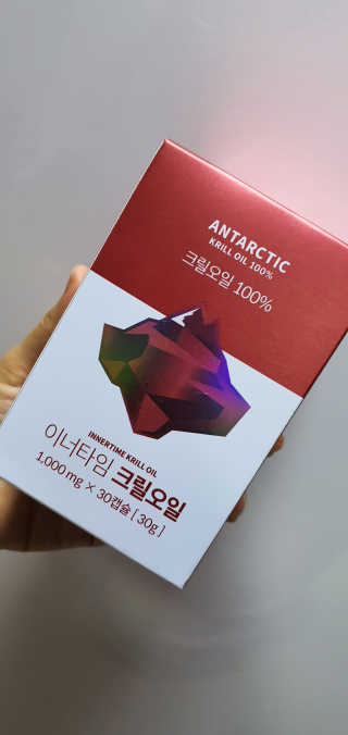 이너블릭 이너타임 크릴오일 — 4점을 준 리뷰어가 2019년 12월 올린 사용 사진