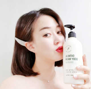 (주)에네스티 내추럴 촉촉  오트밀 바디워시 500ml — 5점을 준 리뷰어가 2019년 12월 올린 사용 사진