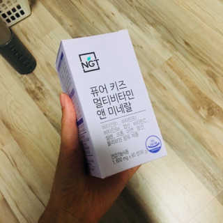 네츄럴굿띵스 퓨어 키즈 멀티비타민 앤 미네랄 30일분 — 4.67점을 준 리뷰어가 2018년 9월 올린 사용 사진