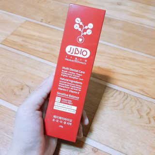 JJBIO_NEW 제이제이바이오 프리미엄 치약 — 5점을 준 리뷰어가 2018년 11월 올린 사용 사진
