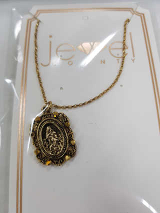 쥬얼카운티 92.5 Silver Byzantine Coin Pendant Necklace — 5점을 준 리뷰어가 2018년 11월 올린 사용 사진