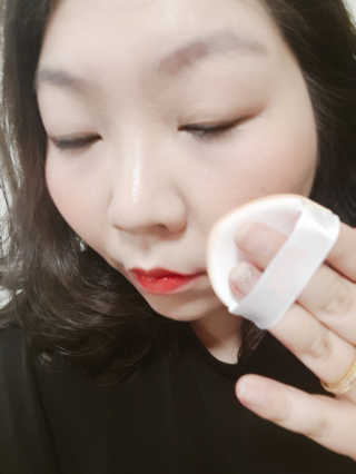 쏘내추럴 밀착 착붙 픽스쿠션 — 4.5점을 준 리뷰어가 2019년 9월 올린 사용 사진