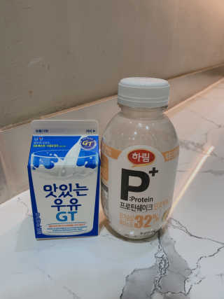 하림 P+ 닭가슴살 프로틴 쉐이크 — 5점을 준 리뷰어가 2019년 6월 올린 사용 사진