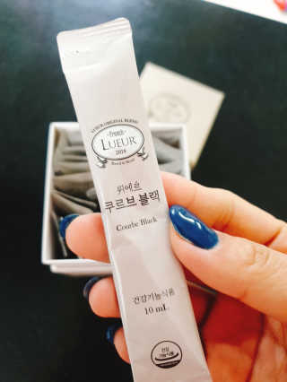 [하우투잇] 뤼에르 쿠르브 블랙 10ml x 30포 총 300ml — 5점을 준 리뷰어가 2020년 3월 올린 사용 사진