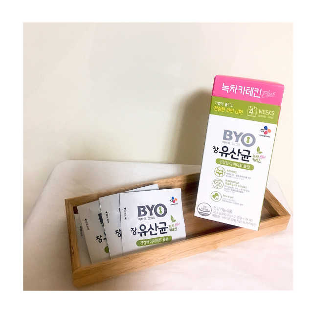 BYO 장유산균 녹차카테킨 PLUS 리뷰 사진