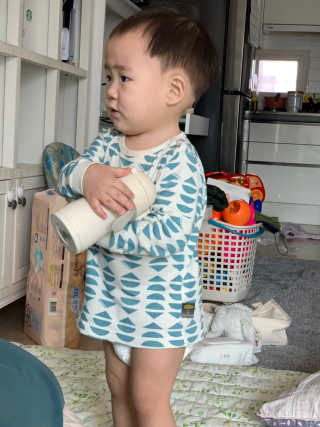 보솜이 액션핏 팬티형 — 5점을 준 리뷰어가 2019년 3월 올린 사용 사진